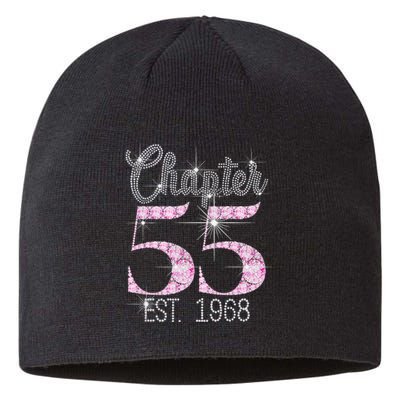 Chapter 55 EST 1968 55th Birthday Gift For Cute Sustainable Beanie