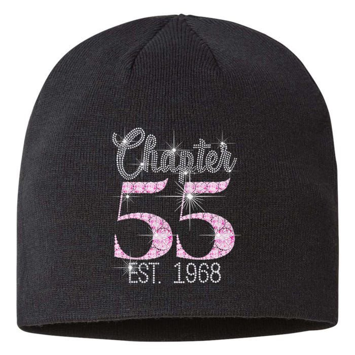 Chapter 55 EST 1968 55th Birthday Gift For Cute Sustainable Beanie