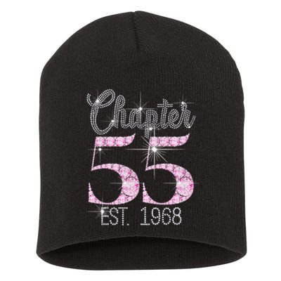 Chapter 55 EST 1968 55th Birthday Gift For Cute Short Acrylic Beanie