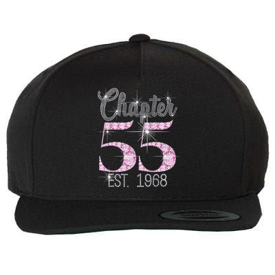 Chapter 55 EST 1968 55th Birthday Gift For Cute Wool Snapback Cap