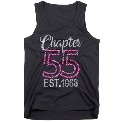 Chapter 55 EST 1968 55th Birthday Gift For Womens Tank Top