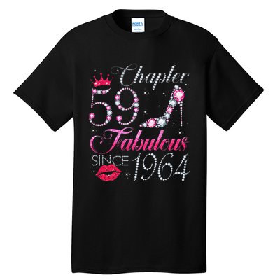 Chapter 59 Fabulous Since 1964 59Th Birthday Gift For Women Tall T-Shirt