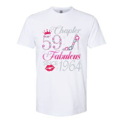 Chapter 59 Fabulous Since 1964 59Th Birthday Gift For Women Softstyle CVC T-Shirt