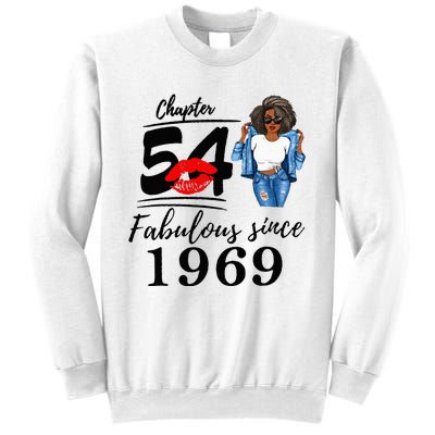 Chapter 54 Fabulous Since 1969 54th Birthday Sweatshirt