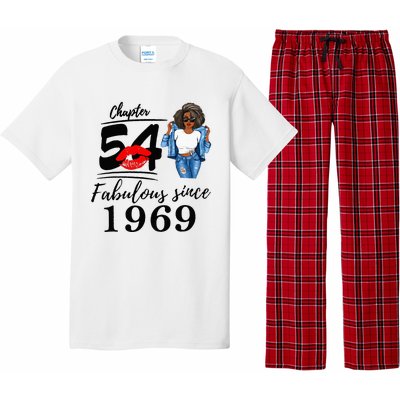 Chapter 54 Fabulous Since 1969 54th Birthday Pajama Set