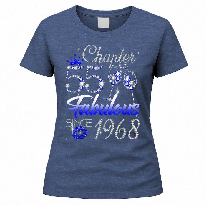 Chapter 55 Fabulous Since 1968 55th Birthday Queen Women's T-Shirt