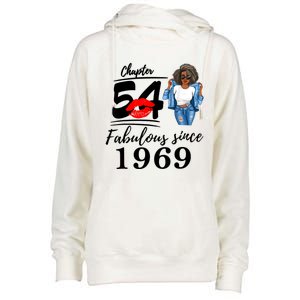 Chapter 54 Fabulous Since 1969 54th Birthday Tee For Black Womens Funnel Neck Pullover Hood