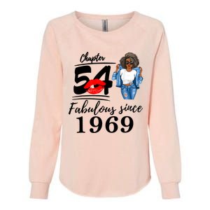 Chapter 54 Fabulous Since 1969 54th Birthday Tee For Black Womens California Wash Sweatshirt