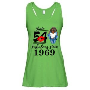 Chapter 54 Fabulous Since 1969 54th Birthday Tee For Black Ladies Essential Flowy Tank