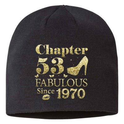 Chapter 53 Fabulous Since 1970 53rd Birthday Gift For Ladies Sustainable Beanie