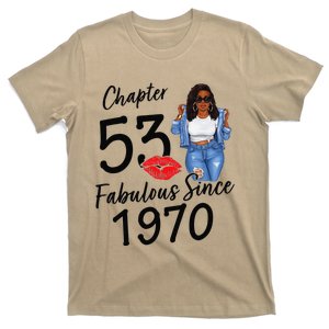 Chapter 53 Fabulous Since 1970 Black Birthday Queen T-Shirt