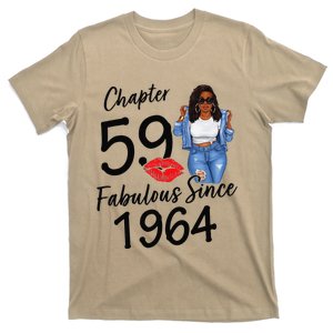 Chapter 59 Fabulous Since 1964 Black Birthday Queen T-Shirt