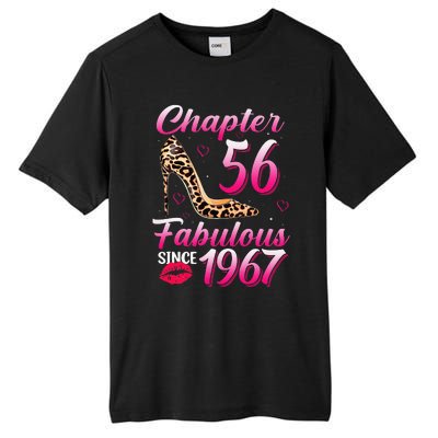 Chapter 56 Fabulous Since 1967 56th Birthday Queen Leopard Tall Fusion ChromaSoft Performance T-Shirt