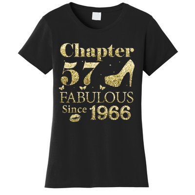 Chapter 57 Fabulous Since 1966 57Th Birthday Gift For Ladies Women's T-Shirt