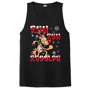 Christmas 5k Run Run Rudolph Holiday Team Running Outfit PosiCharge Competitor Tank