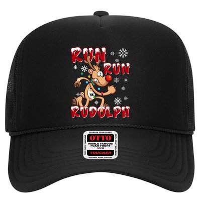 Christmas 5k Run Run Rudolph Holiday Team Running Outfit Trucker Hat