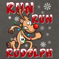 Christmas 5k Run Run Rudolph Holiday Team Running Outfit Cotton Canvas Backpack