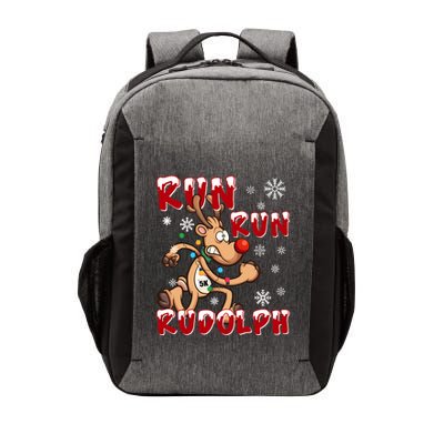 Christmas 5k Run Run Rudolph Holiday Team Running Outfit Vector Backpack