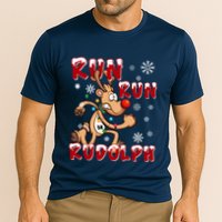 Christmas 5k Run Run Rudolph Holiday Team Running Outfit Performance Shirt