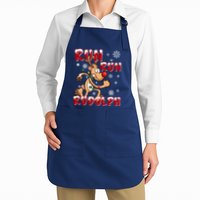 Christmas 5k Run Run Rudolph Holiday Team Running Outfit Apron