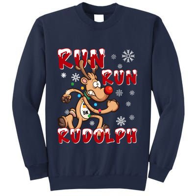 Christmas 5k Run Run Rudolph Holiday Team Running Outfit Sweatshirt