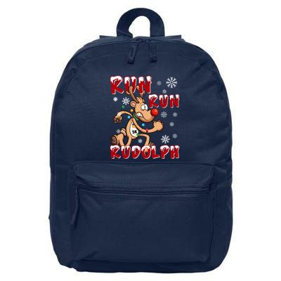 Christmas 5k Run Run Rudolph Holiday Team Running Outfit 16 in Basic Backpack