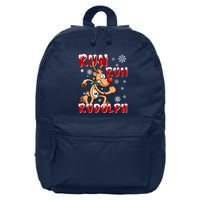 Christmas 5k Run Run Rudolph Holiday Team Running Outfit 16 in Basic Backpack
