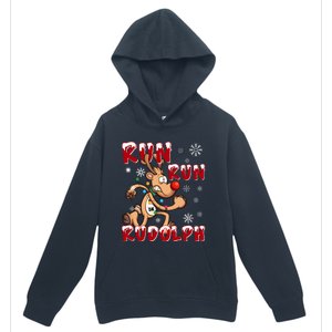 Christmas 5k Run Run Rudolph Holiday Team Running Outfit Urban Pullover Hoodie