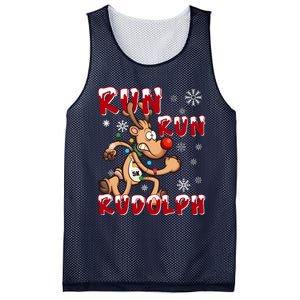 Christmas 5k Run Run Rudolph Holiday Team Running Outfit Mesh Reversible Basketball Jersey Tank