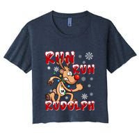 Christmas 5k Run Run Rudolph Holiday Team Running Outfit Crop Top