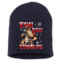 Christmas 5k Run Run Rudolph Holiday Team Running Outfit Short Acrylic Beanie