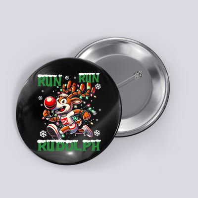 Christmas 5k Run Run Rudolph Holiday Team Running Outfit Button
