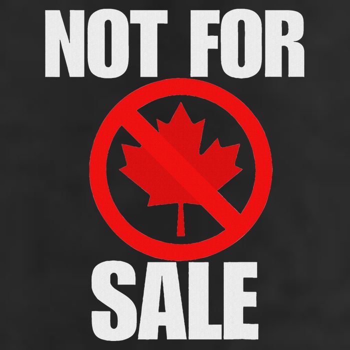 Canada 51st State Not For Sale Cool Comfort Performance Bucket Hat