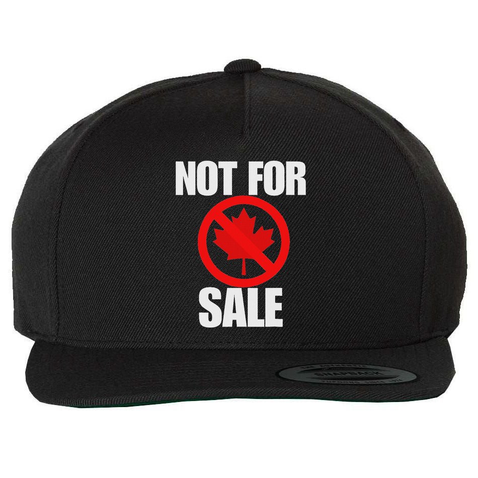 Canada 51st State Not For Sale Wool Snapback Cap