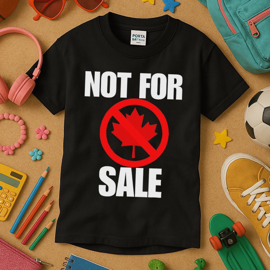 Canada 51st State Not For Sale Kids T-Shirt