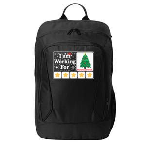 Christmas 5 Stars Xmas Tree IM Working For Chirstmas Break City Backpack