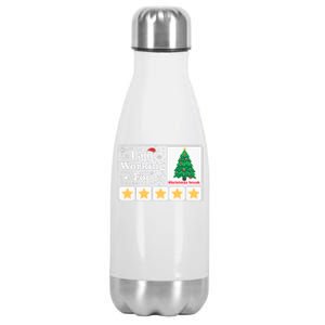 Christmas 5 Stars Xmas Tree IM Working For Chirstmas Break Stainless Steel Insulated Water Bottle