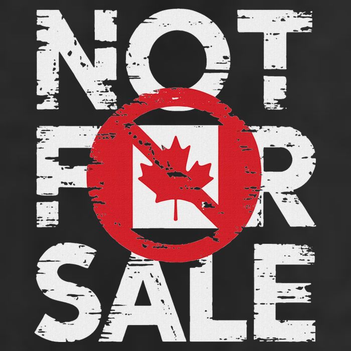 Canada 51st State Not For Sale Canada 2025 Cool Comfort Performance Bucket Hat