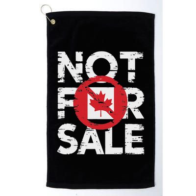 Canada 51st State Not For Sale Canada 2025 Golf Towel