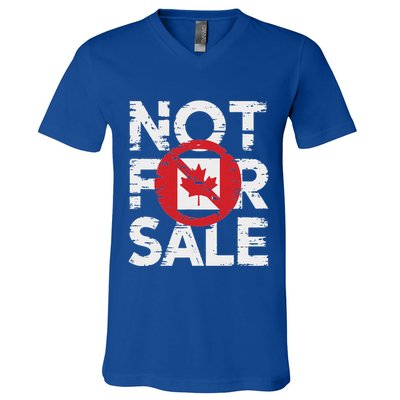 Canada 51st State Not For Sale Canada 2025 V-Neck T-Shirt