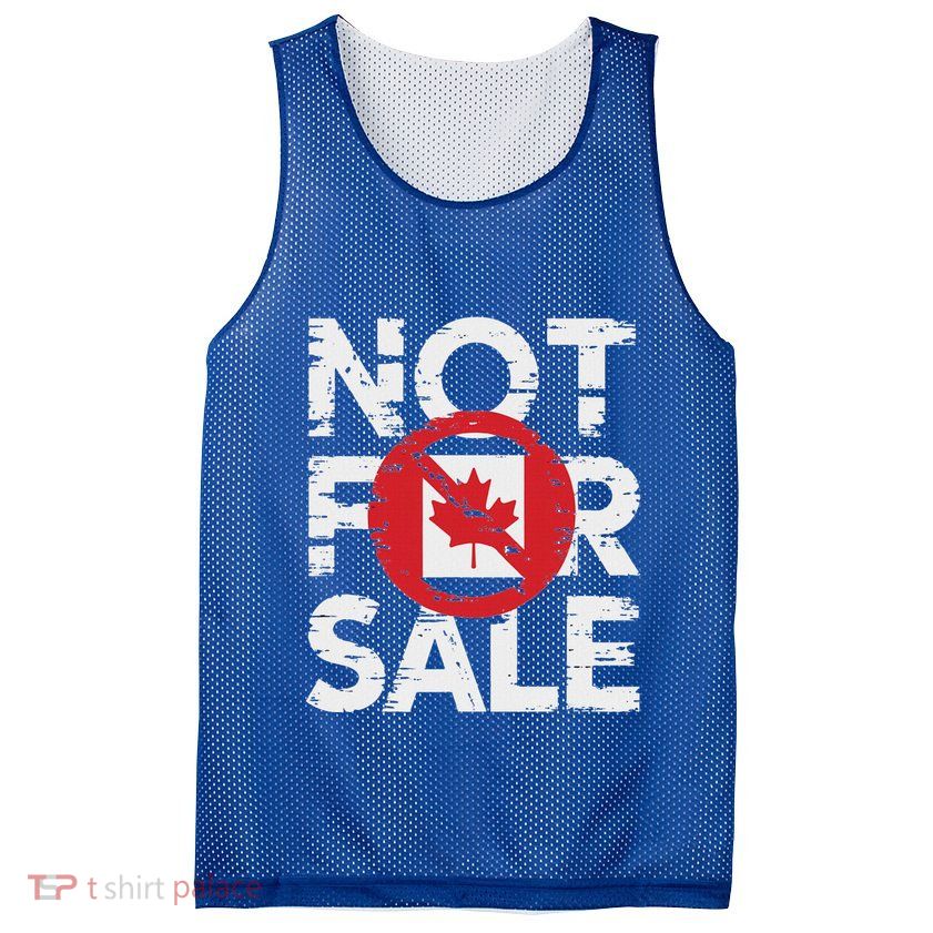 Canada 51st State Not For Sale Canada 2025 Mesh Reversible Basketball Jersey Tank
