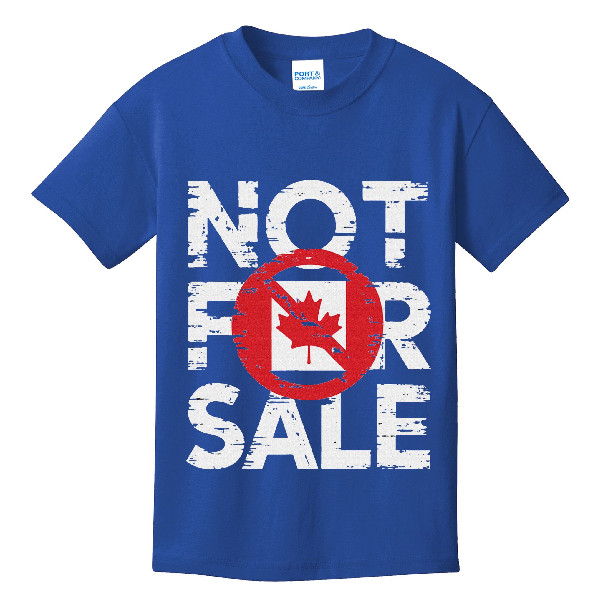 Canada 51st State Not For Sale Canada 2025 Kids T-Shirt