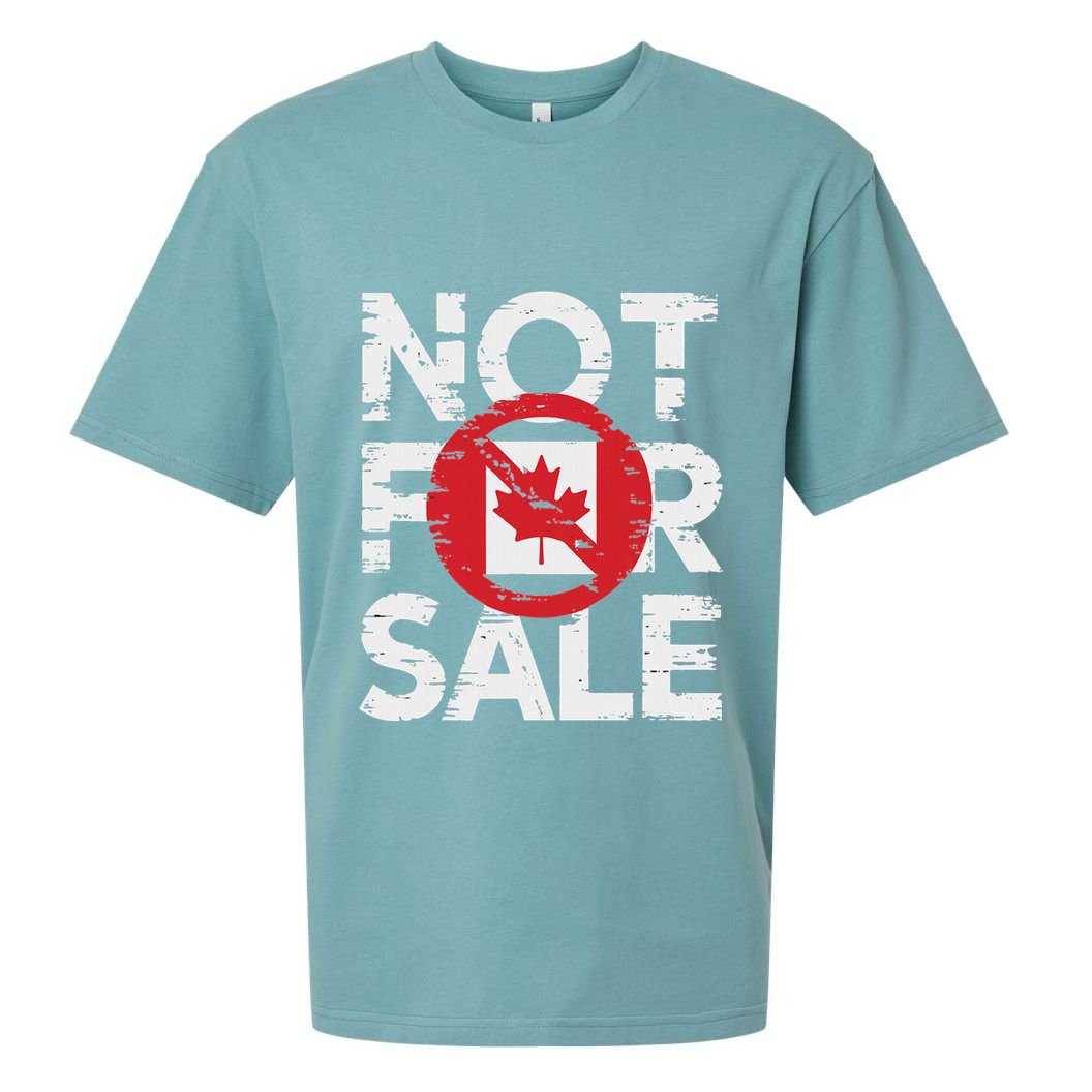 Canada 51st State Not For Sale Canada 2025 Sueded Cloud Jersey T-Shirt