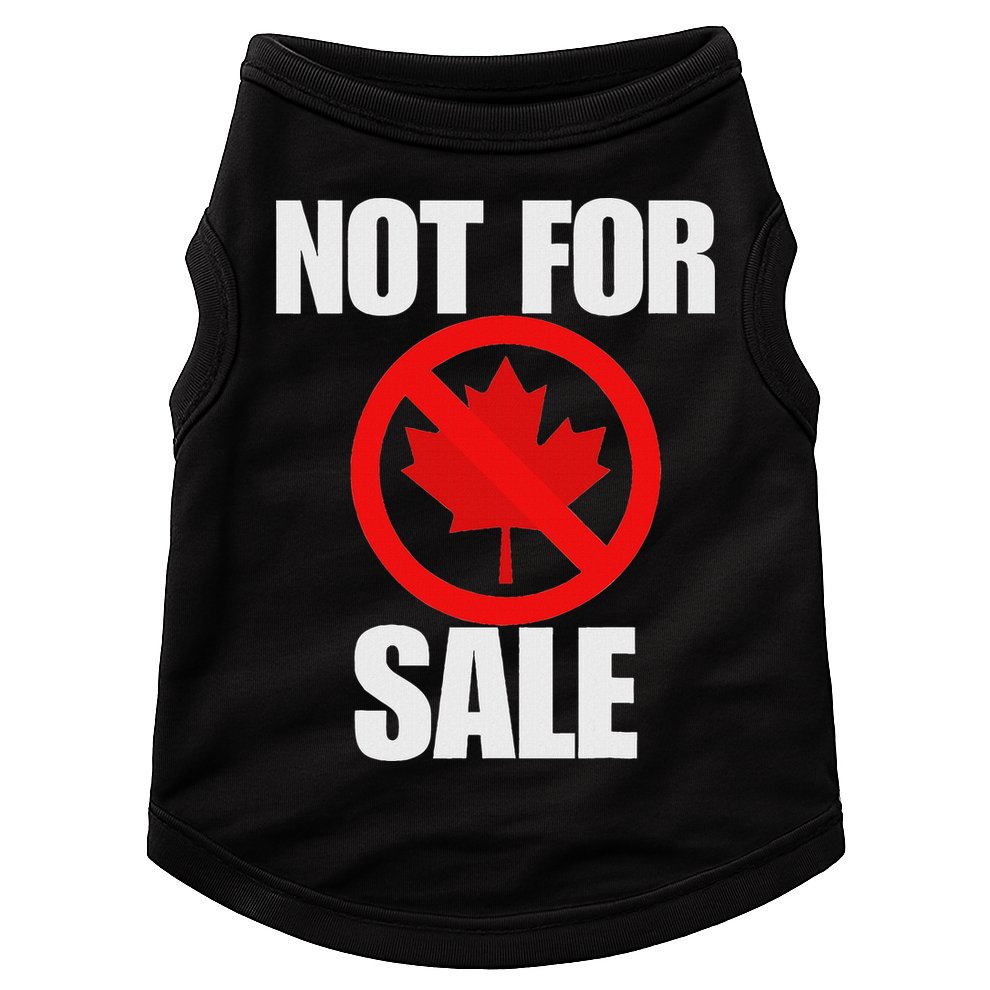 Canada 51st State Not For Sale Doggie Tank