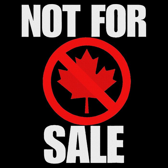 Canada 51st State Not For Sale Sweatshirt