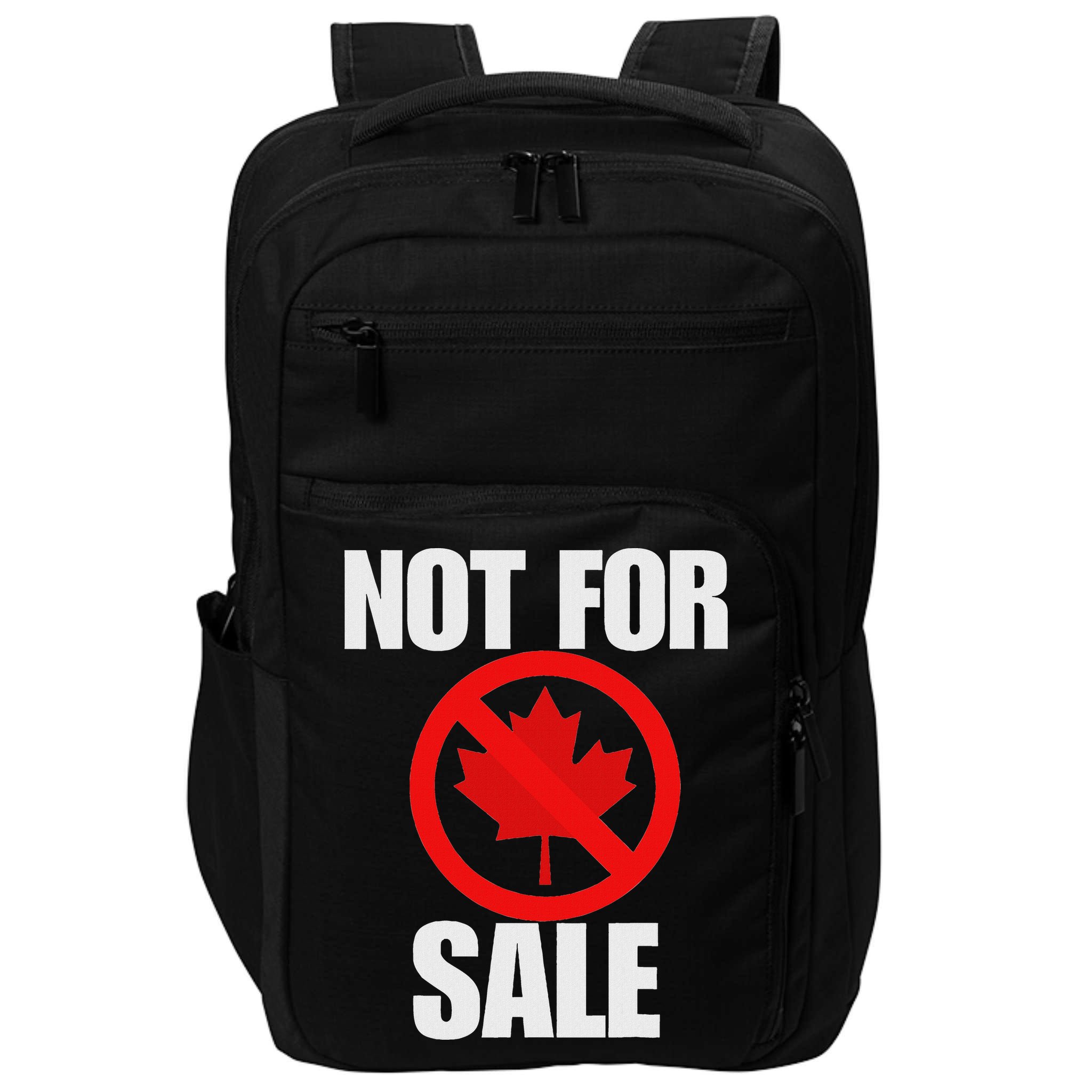 Canada 51st State Not For Sale Impact Tech Backpack