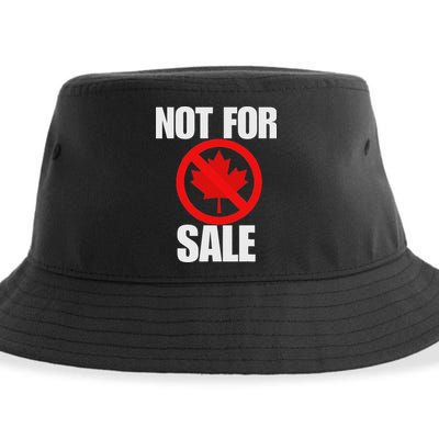 Canada 51st State Not For Sale Sustainable Bucket Hat