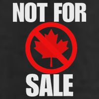 Canada 51st State Not For Sale Adult Drive Performance Visor