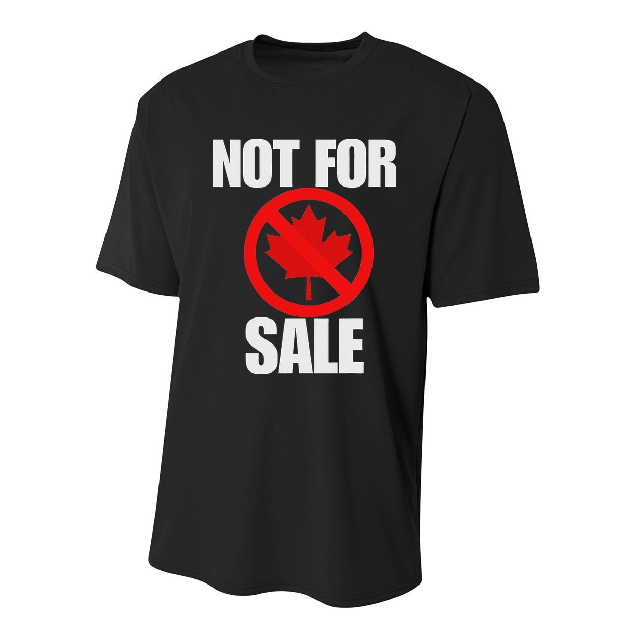 Canada 51st State Not For Sale Youth Performance Sprint T-Shirt