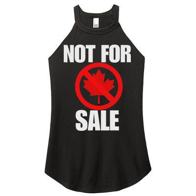 Canada 51st State Not For Sale Women's Perfect Tri Rocker Tank